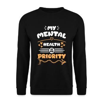 Spa Relax Holidays Pilates - Unisex Sweatshirt - black - Front - Alina (178cm) & Michal (187cm)