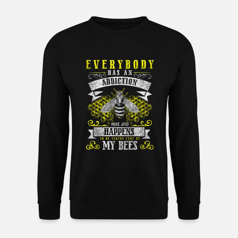 Abeille Bourdon Insecte - Sweat-shirt Unisexe - noir