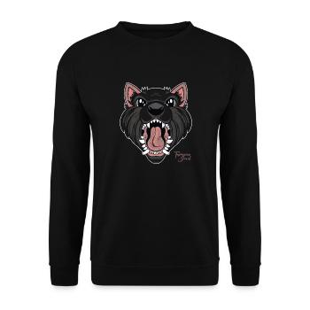 Tasmanian Devil - Unisex Pullover - Schwarz - Vorne - Alina (178cm) & Michal (187cm)