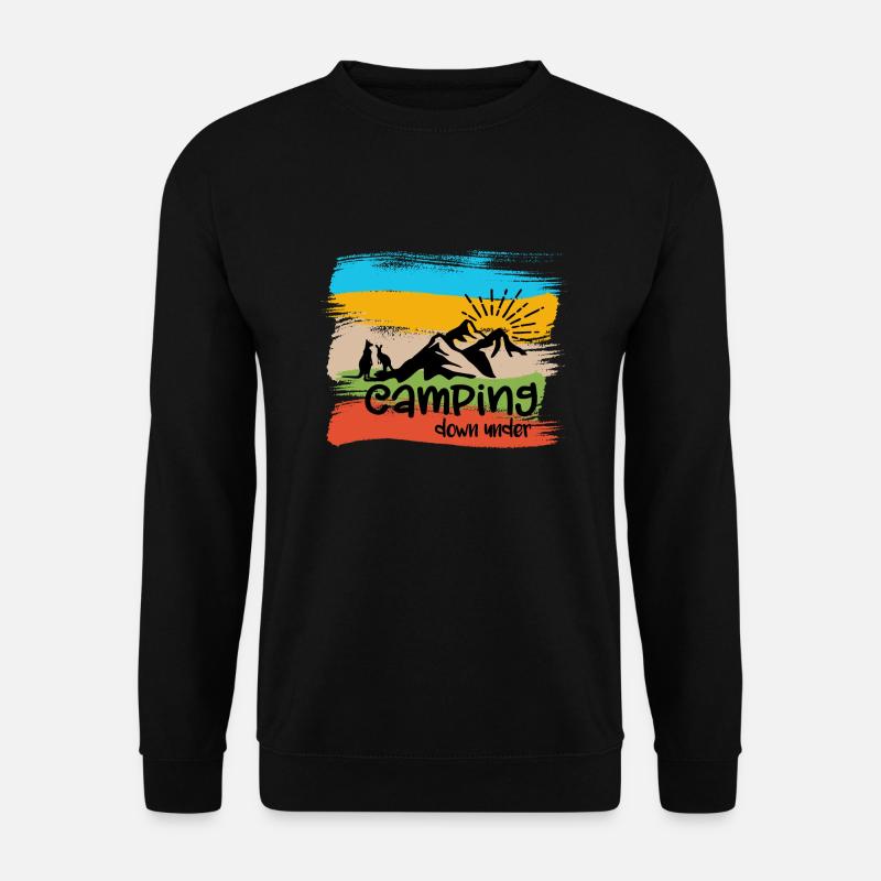 Camping down under - Unisex Sweatshirt - black