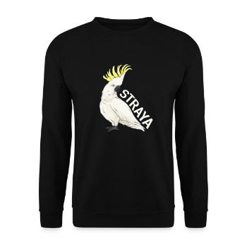 Straya - Unisex Pullover - Schwarz - Vorne - Alina (178cm) & Michal (187cm)