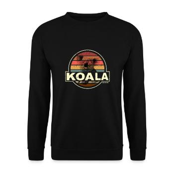 KOALA Australie - Sweat-shirt Unisexe - noir - Devant - Alina (178cm) & Michal (187cm)