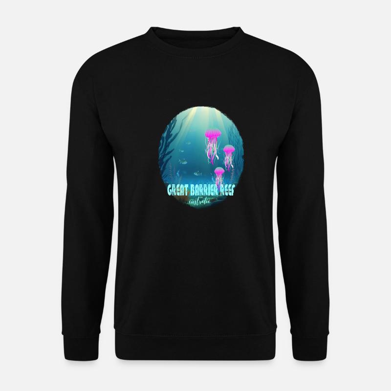 Great Barrier Reef australia - Unisex Sweatshirt - black
