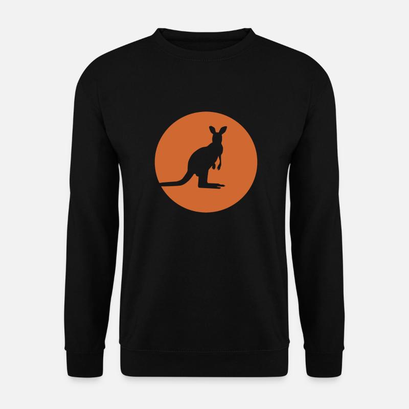 Kangaroo - Australia - Unisex Sweatshirt - black