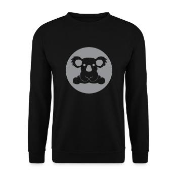 KOALA BEAR - Australia - Unisex Sweatshirt - black - Front - Alina (178cm) & Michal (187cm)