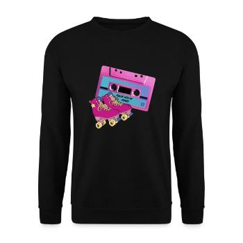 ROLLIN' AVEC MES HOMIES - Sweat-shirt Unisexe - noir - Devant - Alina (178cm) & Michal (187cm)