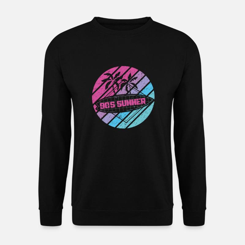 90's summer - Unisex Pullover - Schwarz