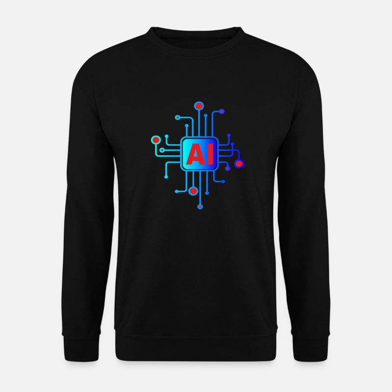 AI Chip - Unisex Pullover - Schwarz