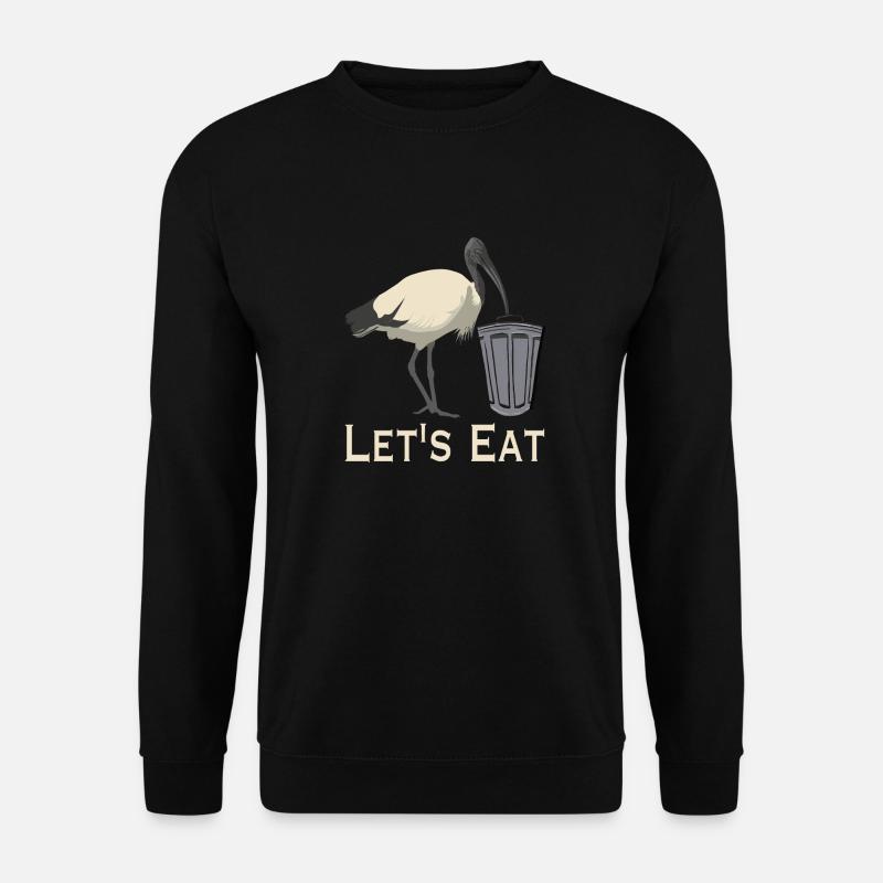 Let's Eat - Unisex Pullover - Schwarz