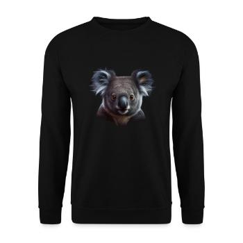Koala Bear Australia 4 - Unisex Pullover - Schwarz - Vorne - Alina (178cm) & Michal (187cm)