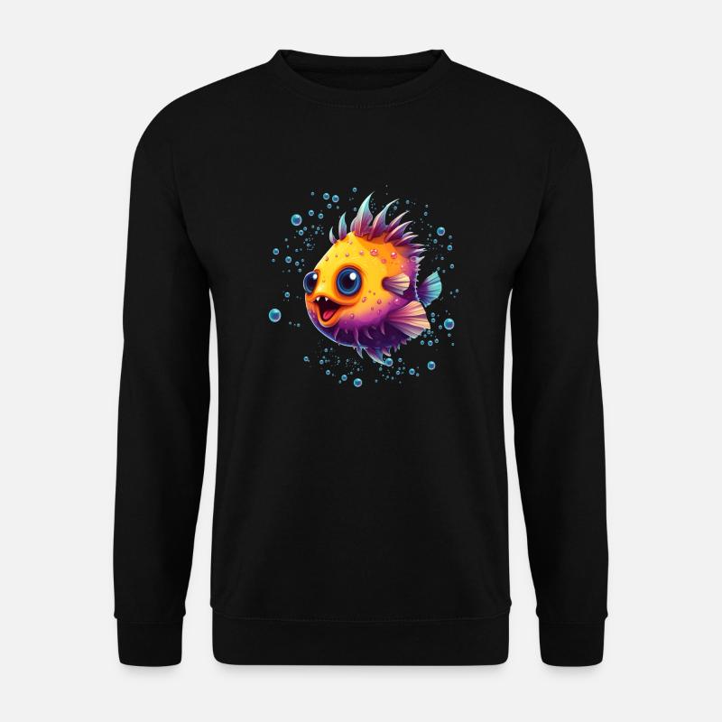 Puffer Fish - Unisex Pullover - Schwarz