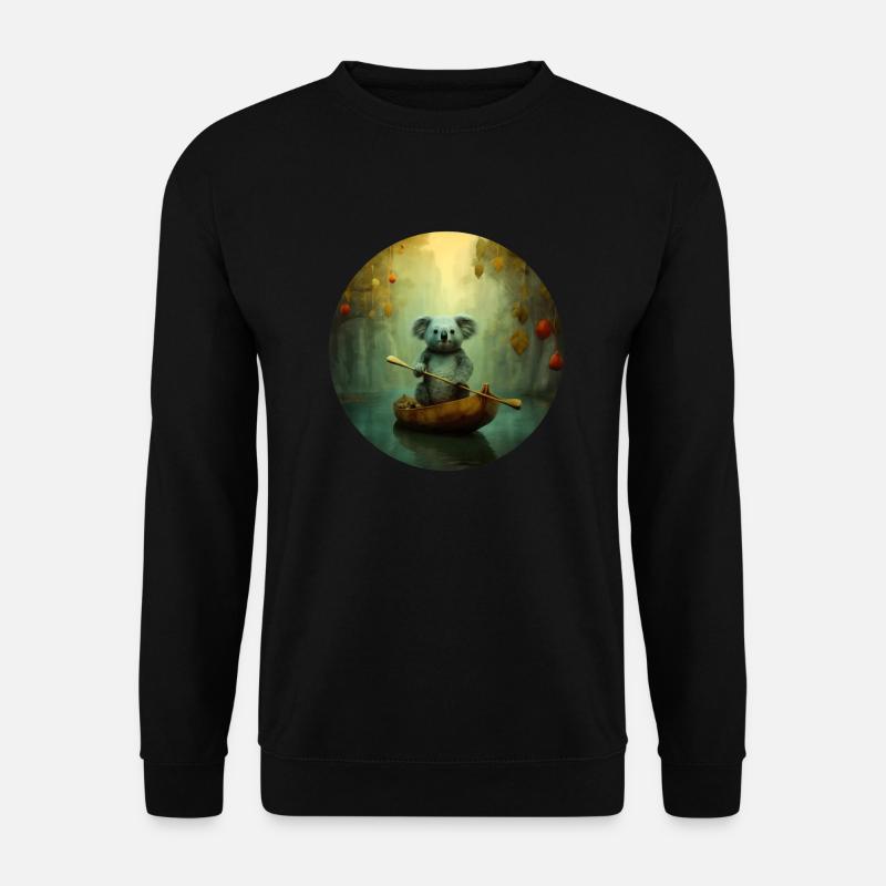 Koala à Venise - Sweat-shirt Unisexe - noir
