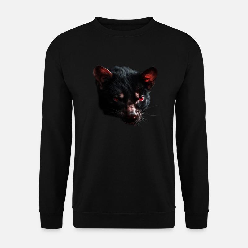 Tête de diable de Tasmanie - Sweat-shirt Unisexe - noir