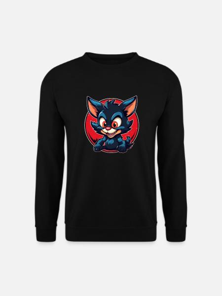 Diable de Tasmanie super mignon - Sweat-shirt Unisexe - noir