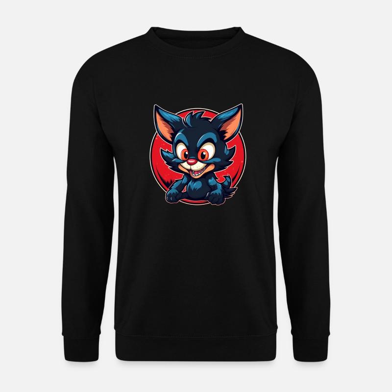 Super cute tasmanian Devil - Unisex Sweatshirt - black
