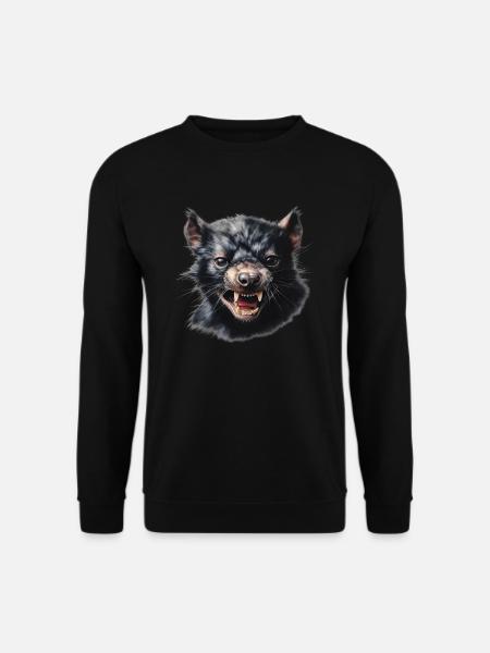 Looming Tasmanian devil - Unisex Sweatshirt - black