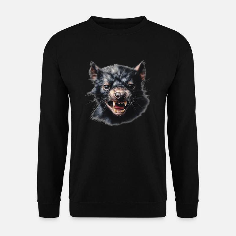 Le diable de Tasmanie imminent - Sweat-shirt Unisexe - noir