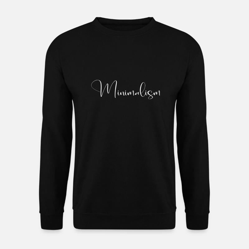 Minimalism - Unisex Sweatshirt - black