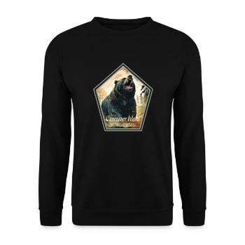 VANCOUVER ISLAND - Unisex Sweatshirt - black - Front - Alina (178cm) & Michal (187cm)