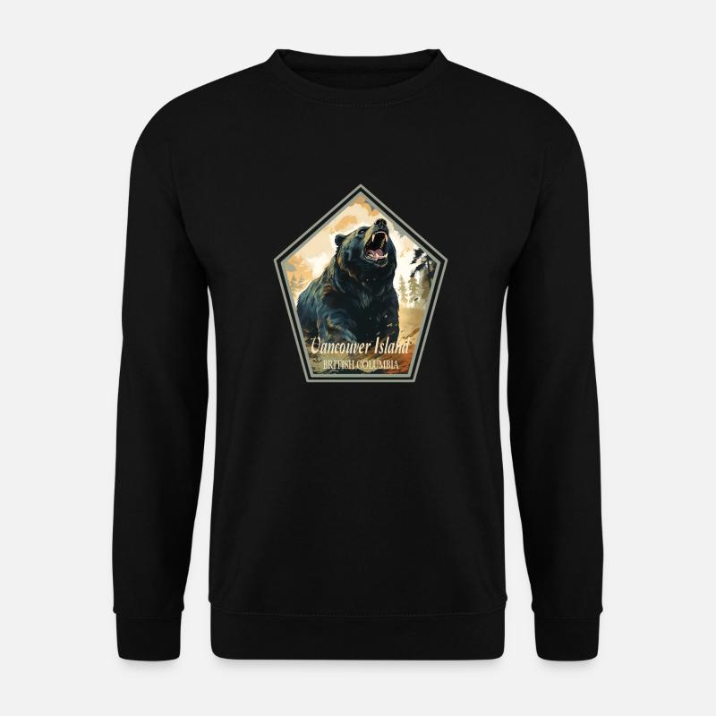 VANCOUVER ISLAND - Unisex Pullover - Schwarz