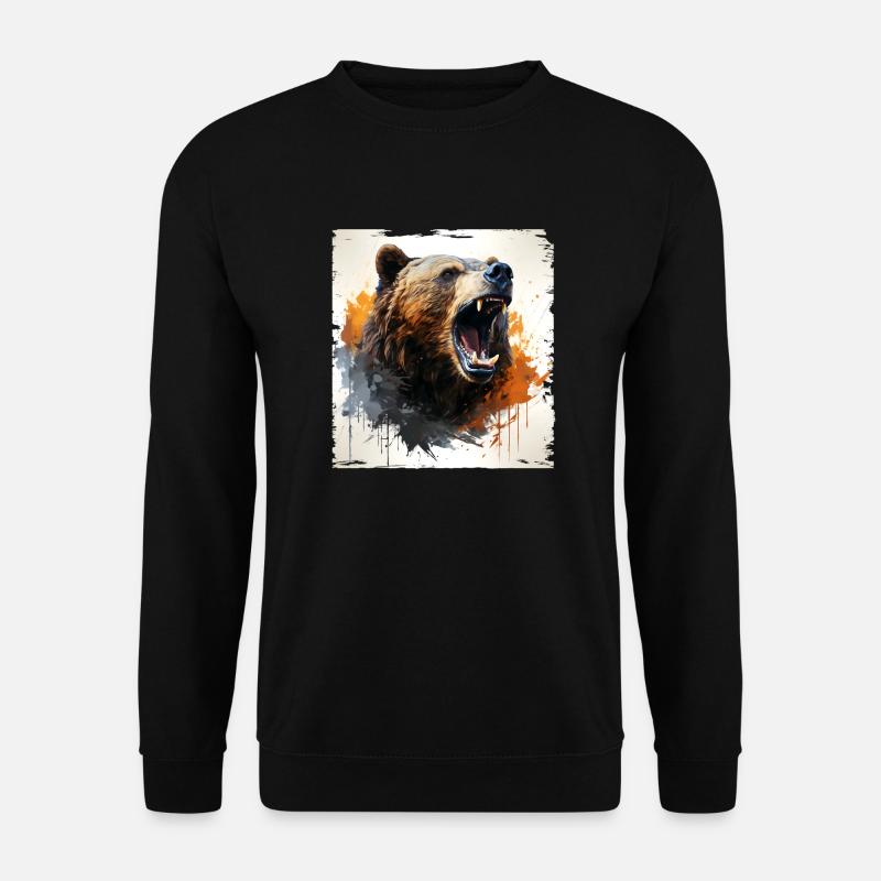 Grizzly - Unisex Pullover - Schwarz