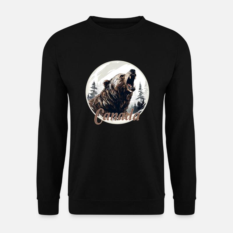 Canadian Grizzly - Unisex Pullover - Schwarz