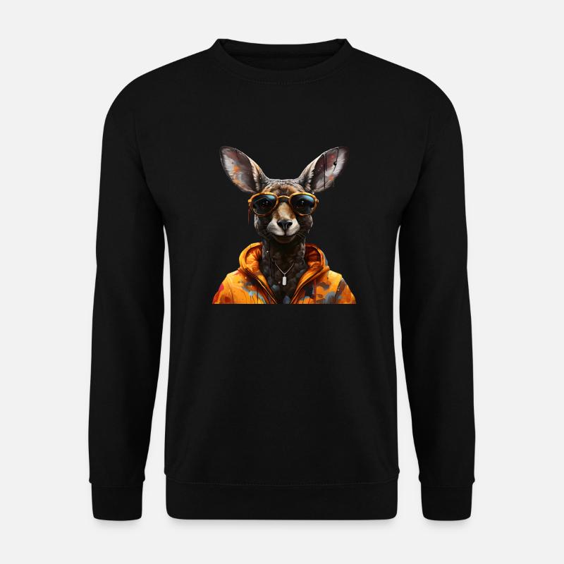 Rap Kangaroo - Unisex Sweatshirt - black