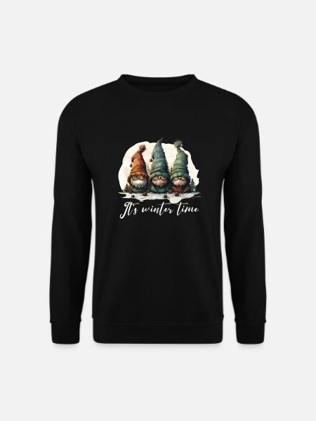 It's winter time - Unisex Sweatshirt - black