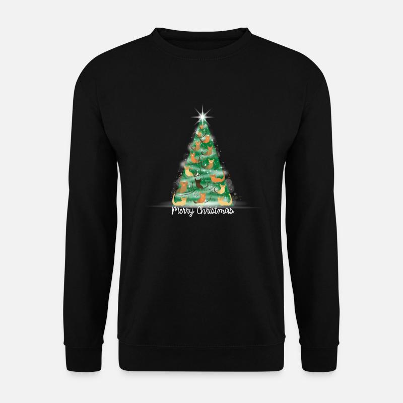 Merry Christmas Tree - Unisex Sweatshirt - black