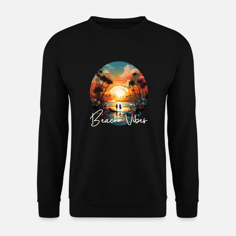 Beach Vibes - Unisex Sweatshirt - black
