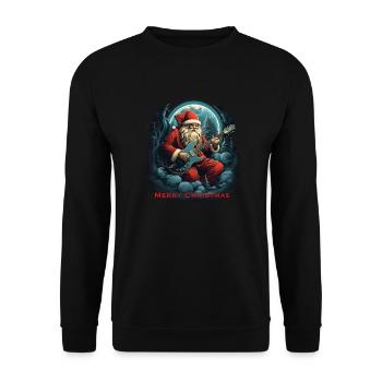 Joyeux Noël - Sweat-shirt Unisexe - noir - Devant - Alina (178cm) & Michal (187cm)