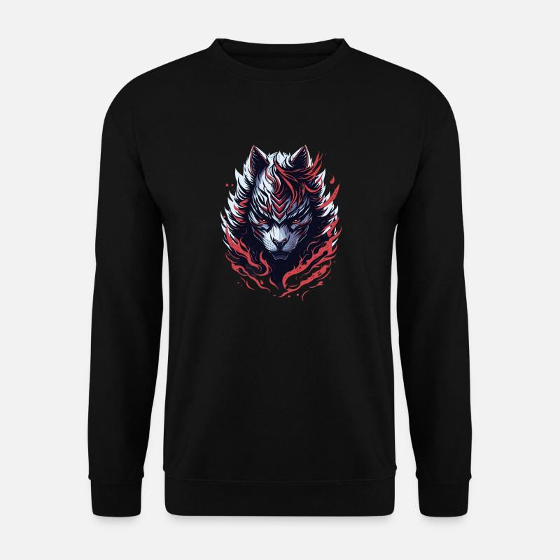 Chat Loup - Sweat-shirt Unisexe - noir