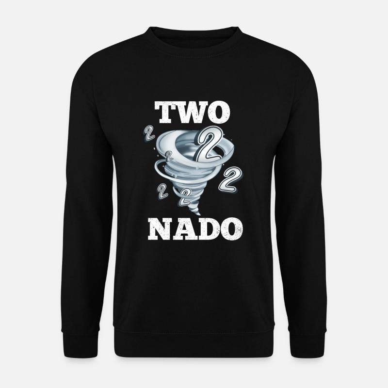 2nd Birthday Tornado - Unisex Sweatshirt - black