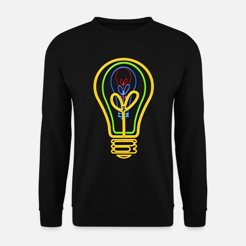 Neonröhre fluoreszierende Farben - Unisex Pullover - Schwarz