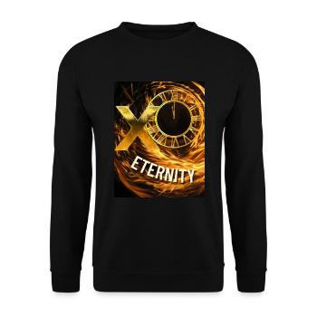 Golden ETERNITY Design - Unisex Sweatshirt - black - Front - Alina (178cm) & Michal (187cm)