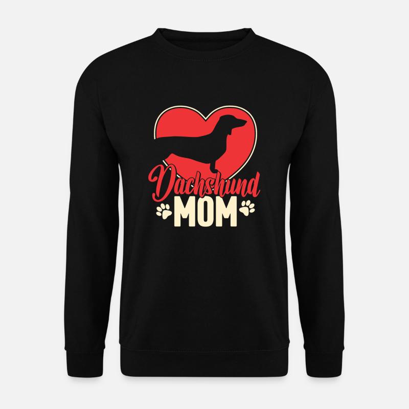 Dachshund Mama Gift - Unisex Sweatshirt - black