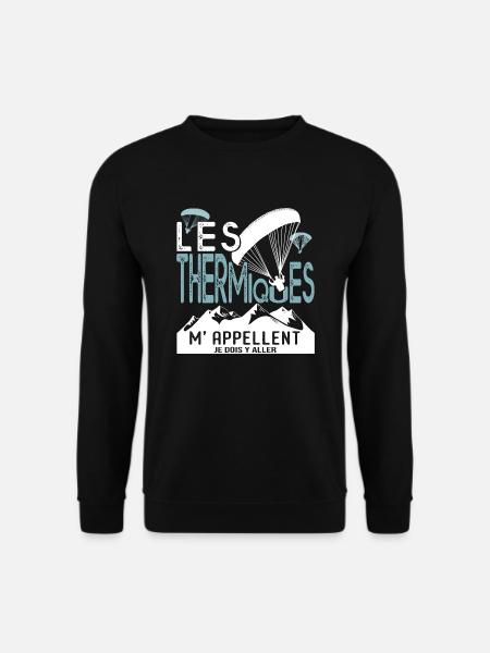 PARAGLIDING GLEITSCHIRM THERMIK Geschenk - Unisex Pullover - Schwarz