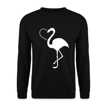 image00024Je suis un super design pour tout amour - Sweat-shirt Unisexe - noir - Devant - Alina (178cm) & Michal (187cm)