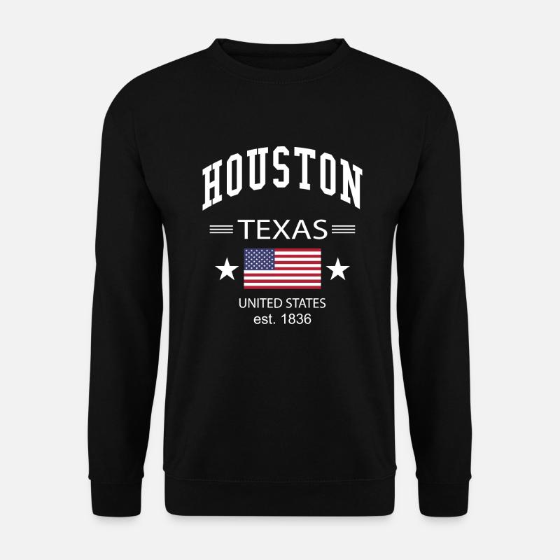 Houston - Unisex Pullover - Schwarz