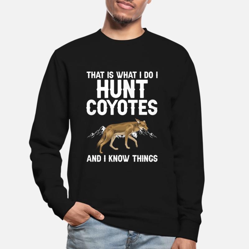 Conception de coyote pour les réacteurs de coyote Sweat-shirt Unisexe