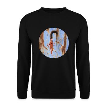 Slime monster - Unisex Sweatshirt - black - Front - Alina (178cm) & Michal (187cm)
