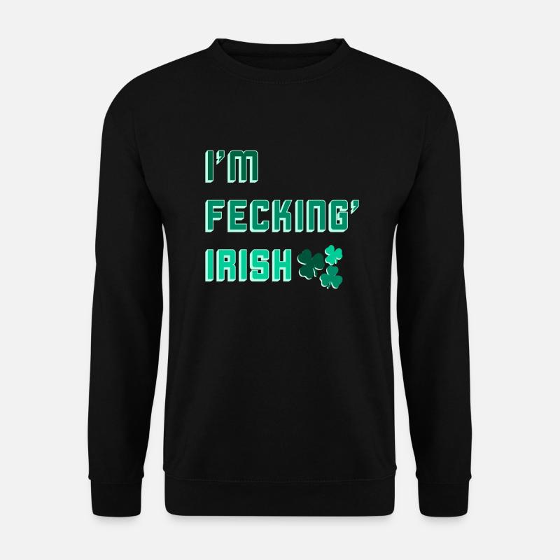 Ich bin verdammt irisch - Unisex Pullover - Schwarz