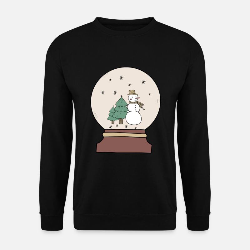 Schnee Kugel - Unisex Pullover - Schwarz