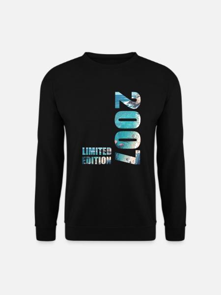 2007. Limited Edition T-Shirt Geburtstags Idee - Unisex Pullover - Schwarz