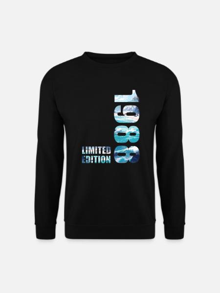 1988. Limited Edition T-Shirt Birthday Idea - Unisex Sweatshirt - black