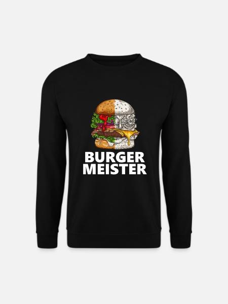 Burger Meister - Unisex Pullover - Schwarz