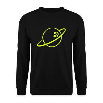 Planète Saturne - Sweat-shirt Unisexe - noir - Devant - Alina (178cm) & Michal (187cm)