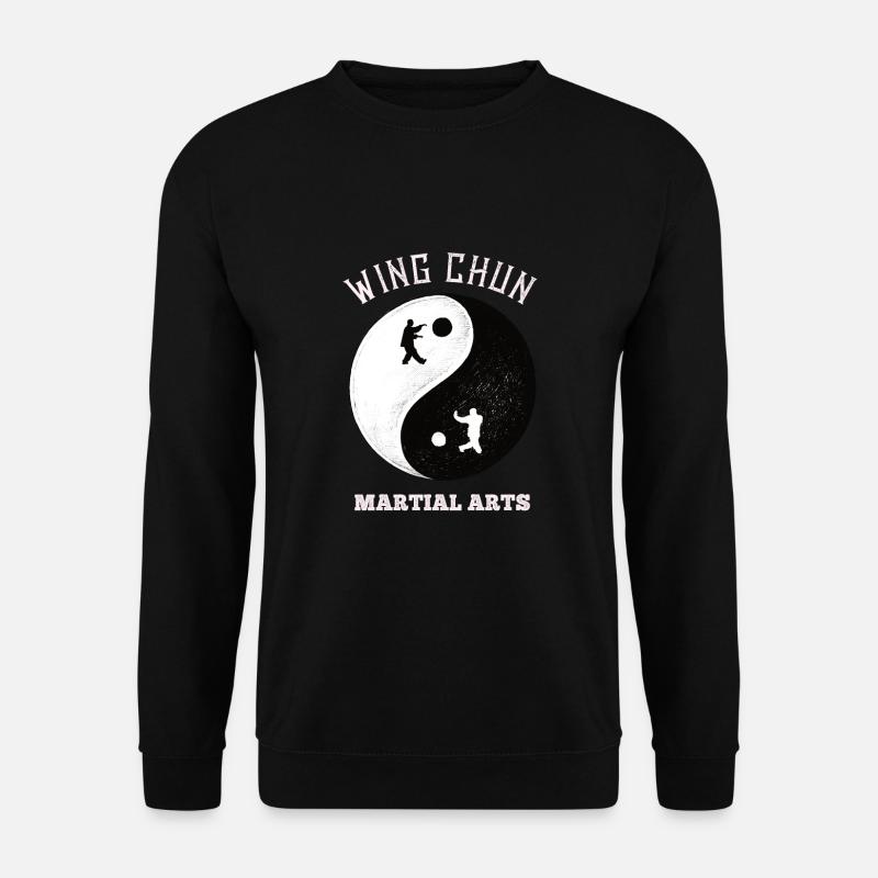 Wing Chun Kung Fu Martial Arts - Unisex Pullover - Schwarz