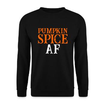 Épices de citrouille Af - Sweat-shirt Unisexe - noir - Devant - Alina (178cm) & Michal (187cm)