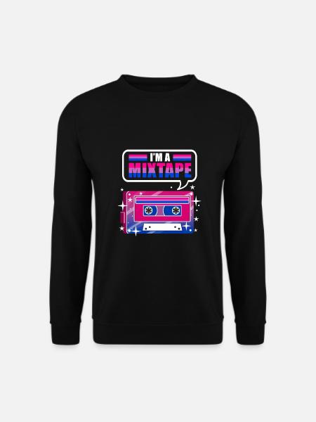 Im A Mixtape Bi Pride - Unisex Pullover - Schwarz